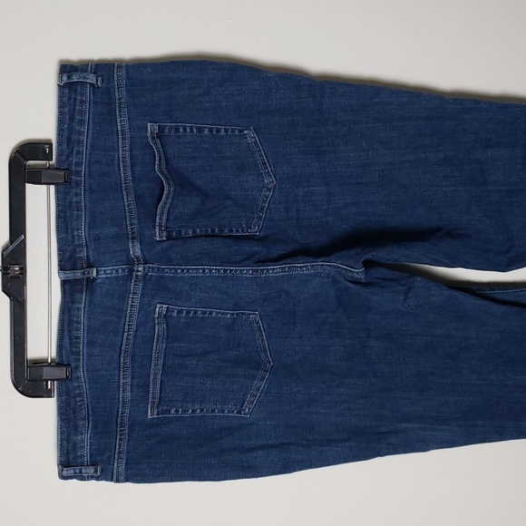 Logo by Lori Goldstein cropped bootcut jeans, medium wash, women's size 20W - Picture 6 of 10